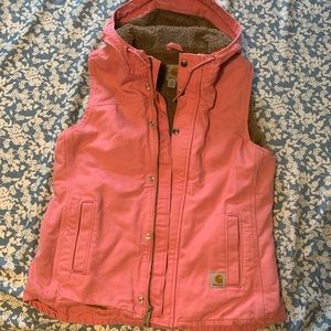 Carhartt Vest Fleece lined with hood